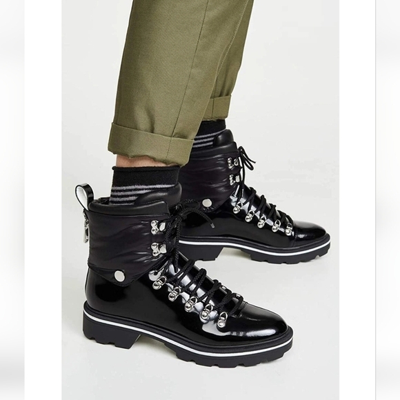 Sirgenson Morrison Macre Combat Boots - Picture 1 of 6